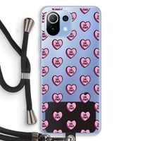 GIRL POWER: Xiaomi Mi 11 Lite Transparant Hoesje met koord
