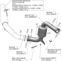 LeoVince reserve buis ers tube cat leo o.abe