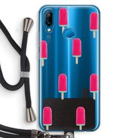 Waterijsje: Huawei P20 Lite Transparant Hoesje met koord