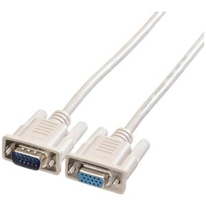 ROLINE VGA kabel HD15 M/F, 3 m