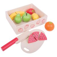 houten kistje met snijfruit