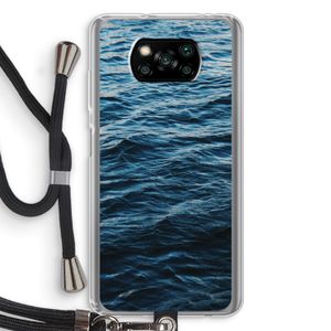 Oceaan: Xiaomi Poco X3 NFC Transparant Hoesje met koord