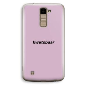kwetsbaar: LG K10 (2016) Transparant Hoesje