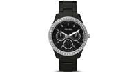 Horlogeband Fossil ES2157 Kunststof/Plastic Zwart 18mm