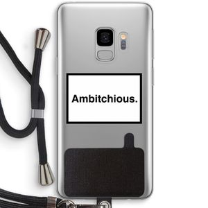 Ambitchious: Samsung Galaxy S9 Transparant Hoesje met koord