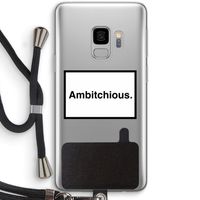 Ambitchious: Samsung Galaxy S9 Transparant Hoesje met koord