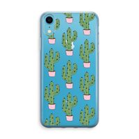 Cactus Lover: iPhone XR Transparant Hoesje