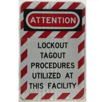 Attention Lockout Tagout Procedures Utilized At This Facility - Origineel