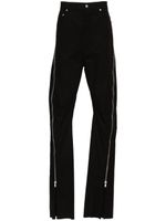 Rick Owens pantalon slim Bolan Banana à taille haute - Noir - thumbnail