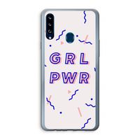 GRL PWR: Samsung Galaxy A20s Transparant Hoesje