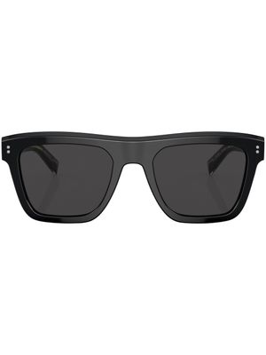 Dolce & Gabbana Eyewear lunettes de soleil à monture carrée - Noir