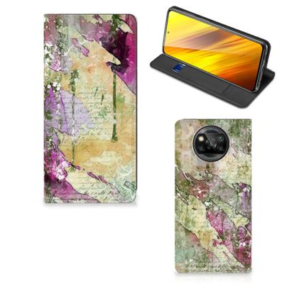 Bookcase Xiaomi Poco X3 Pro | Poco X3 Letter Painting Bookcase Xiaomi Poco X3 Pro | Poco X3 Letter Painting