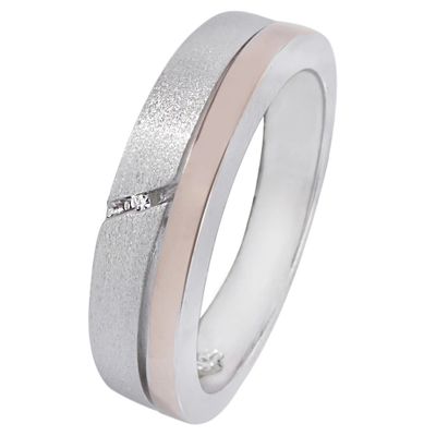 YO DESIGN T0903 Ring zilver Maat 18