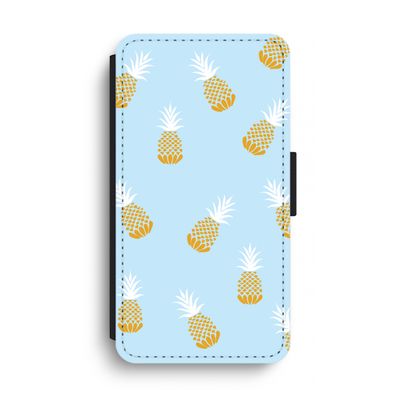 Ananasjes: iPhone XS Max Flip Hoesje