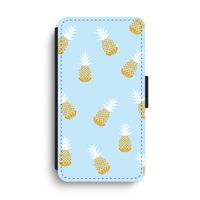 Ananasjes: iPhone XS Max Flip Hoesje