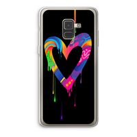 Melts My Heart: Samsung Galaxy A8 (2018) Transparant Hoesje