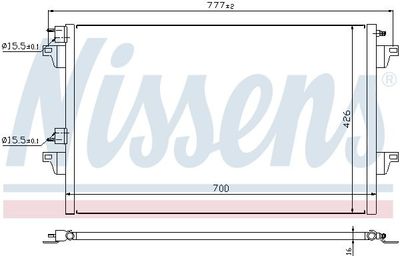 Condensor, airconditioning 940153