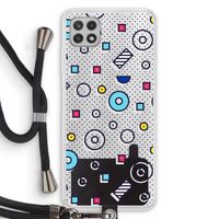 8-bit N°9: Samsung Galaxy A22 4G Transparant Hoesje met koord