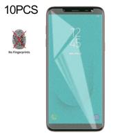10 stuks niet-volledige matte Frosted gehard glas film voor Galaxy J6