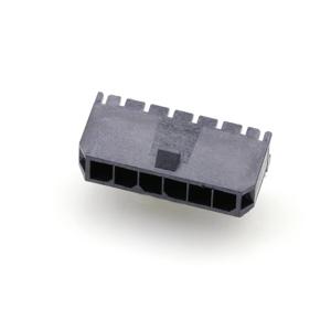 Molex 436500604 Male header, inbouw (standaard) Totaal aantal polen: 6 Rastermaat: 3.00 mm Inhoud: 1 stuk(s) Tray