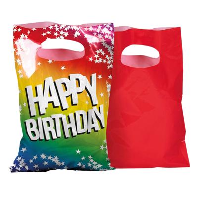 Boland Uitdeelzakjes happy birthday, 6st.