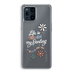 Tough Life: Oppo Find X3 Pro Transparant Hoesje