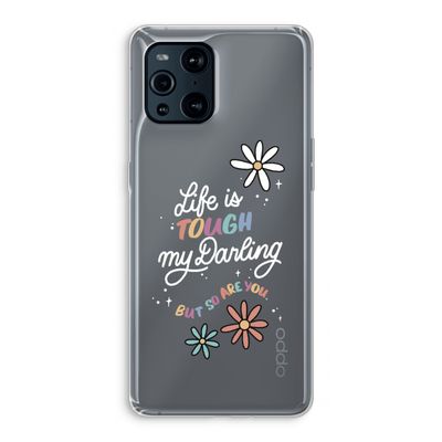 Tough Life: Oppo Find X3 Pro Transparant Hoesje