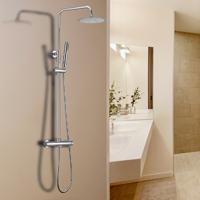 Xellanz Twenty Eco Thermostatische Regendoucheset - Opbouw - Rond - Chroom