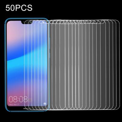 50 stuks voor Huawei P20 Lite 0 26 mm 9H oppervlaktehardheid 2.5D explosieveilige getemperd glas scherm Film geen retailpakket