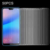 50 stuks voor Huawei P20 Lite 0 26 mm 9H oppervlaktehardheid 2.5D explosieveilige getemperd glas scherm Film geen retailpakket