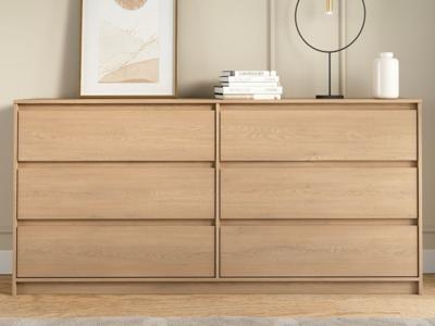 Commode MACRAME 6 lades cremona eik