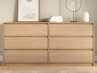 Commode MACRAME 6 lades cremona eik