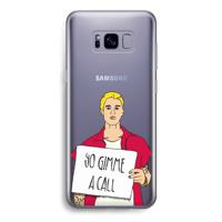 Gimme a call: Samsung Galaxy S8 Transparant Hoesje - thumbnail