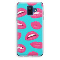 Bite my lip: Samsung Galaxy A6 (2018) Transparant Hoesje