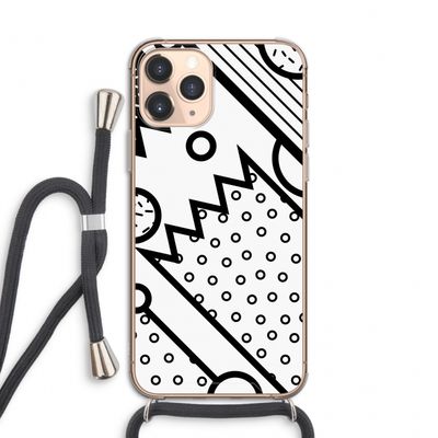 Pop Art #4: iPhone 11 Pro Transparant Hoesje met koord