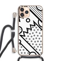 Pop Art #4: iPhone 11 Pro Transparant Hoesje met koord