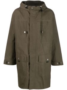 A.P.C. parka en coton à capuche - Vert