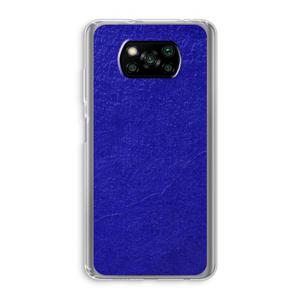 Majorelle Blue: Xiaomi Poco X3 Pro Transparant Hoesje