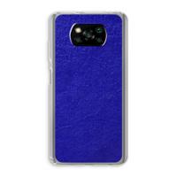 Majorelle Blue: Xiaomi Poco X3 Pro Transparant Hoesje - thumbnail