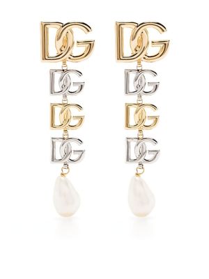 Dolce & Gabbana boucle d'oreille pendante à logo