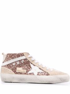 Golden Goose baskets Mid Star à paillettes - Rose