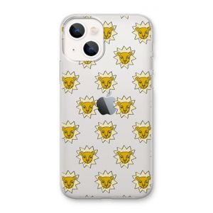 Leeuwenkoppen: iPhone 13 mini Transparant Hoesje