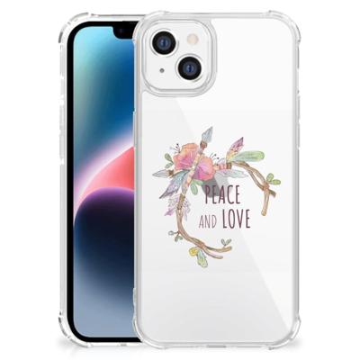 Apple iPhone 14 Plus Stevig | Bumper Hoesje | Boho Text