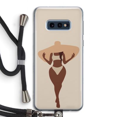 Let's get salty: Samsung Galaxy S10e Transparant Hoesje met koord
