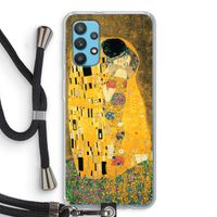 Der Kuss: Samsung Galaxy A32 4G Transparant Hoesje met koord