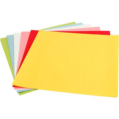 Creativ Company Lantaarnpapier, vel 30x30 cm, 80 gr, standaardkleuren, 12 vel/ 1 doos