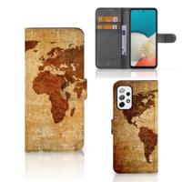 Samsung Galaxy A73 5G | Flip Cover | Wereldkaart