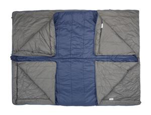Exped Mega Sleep Duo 25 Mummie Slaapzak Grijs/Blauw L