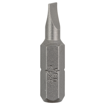 Bosch Accessoires Bit Standard voor gleufkopschroeven | 06X45 25mm,1/4" Zeskant - 2609255908