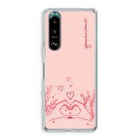 Love is in the air: Sony Xperia 5 III Transparant Hoesje